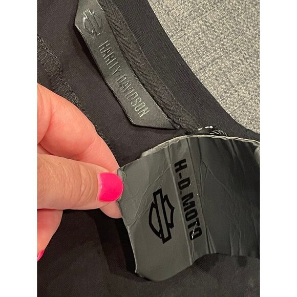 Harley-Davidson NWT Solid Black Pocket Short-Sleeve T-Shirt Sz L - Picture 6 of 10